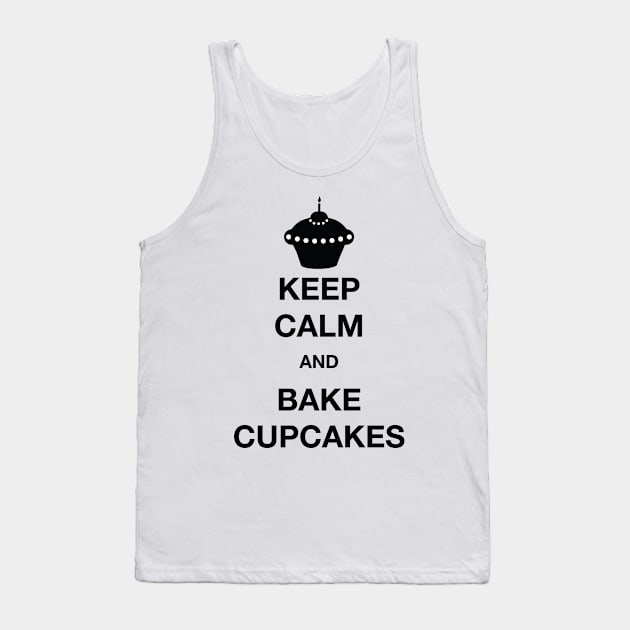 Keep Calm and Bake Cupcakes Tank Top by One2shree